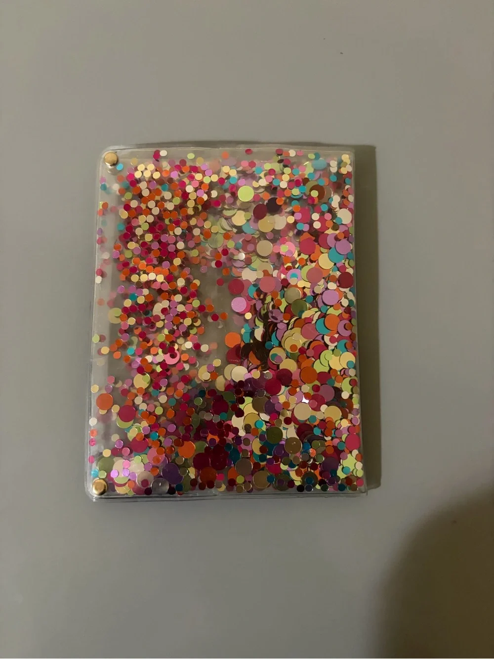 Multicolor Confetti Cover passport holder